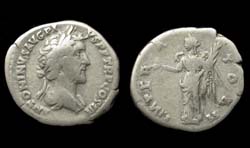 Antoninus Pius, Denarius, Imperator/Victory reverse